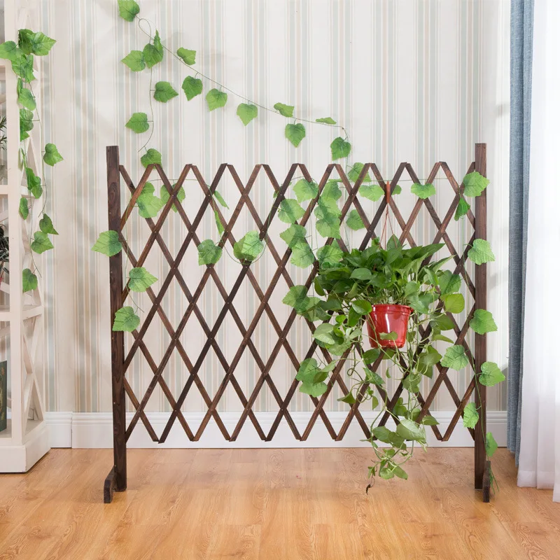 Portable Plant Climbing Expanding Trellis Wooden Garden Fence - Buy ...