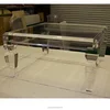 transparent/clear acrylic coffee table