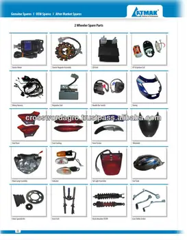 parts of bajaj ct 100