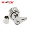 QN right angle 90 degree circle crimping for RG223 RG400 RG142 LMR195 LMR200 cable