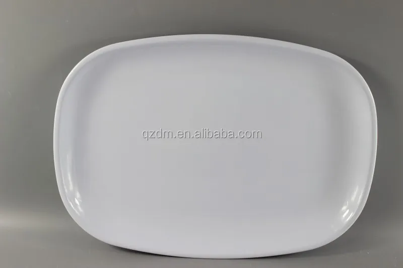 13.5" White Melamine dinner plate ,Melamine Unbreakable Dish