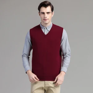 Men's Vest Sweater Knitwear Men Striped Cashmere Sleeveless Sweater Men's Vest Sweater Knitwear Men Striped Cashmere Sleeveless Sweater