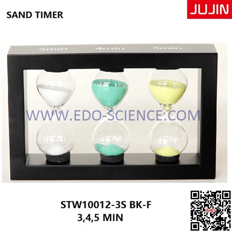 Sand Timer STW10012-3S Black Frame