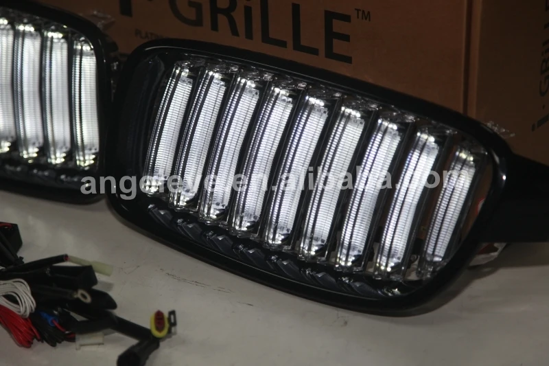 Auto Parts WHITE LED Front Grille For BMW m3 F30-F35 2010-2018