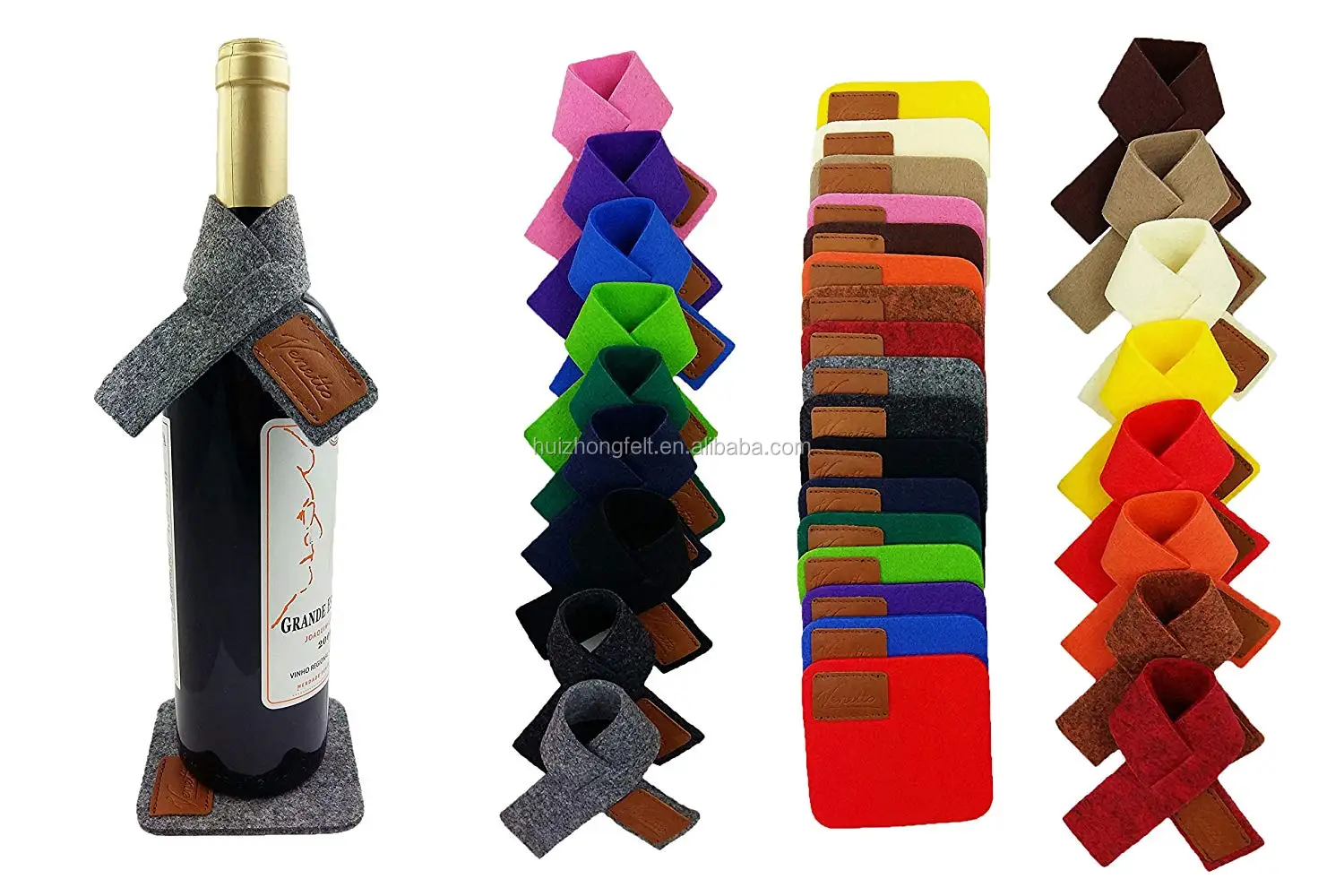  100% New Wool Felt Wool manufra 50201318 Wine Collar Wine Collar  