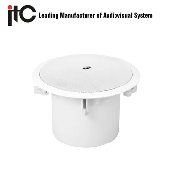 Itc T 206cw 30w Flush Mount Coaxial Passive Home Ceiling Speakers