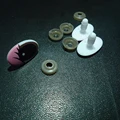100pcs bag safety eyes doll eyes Oval Comic Eyes Craft Printed Eyes For Cartoon characters doll