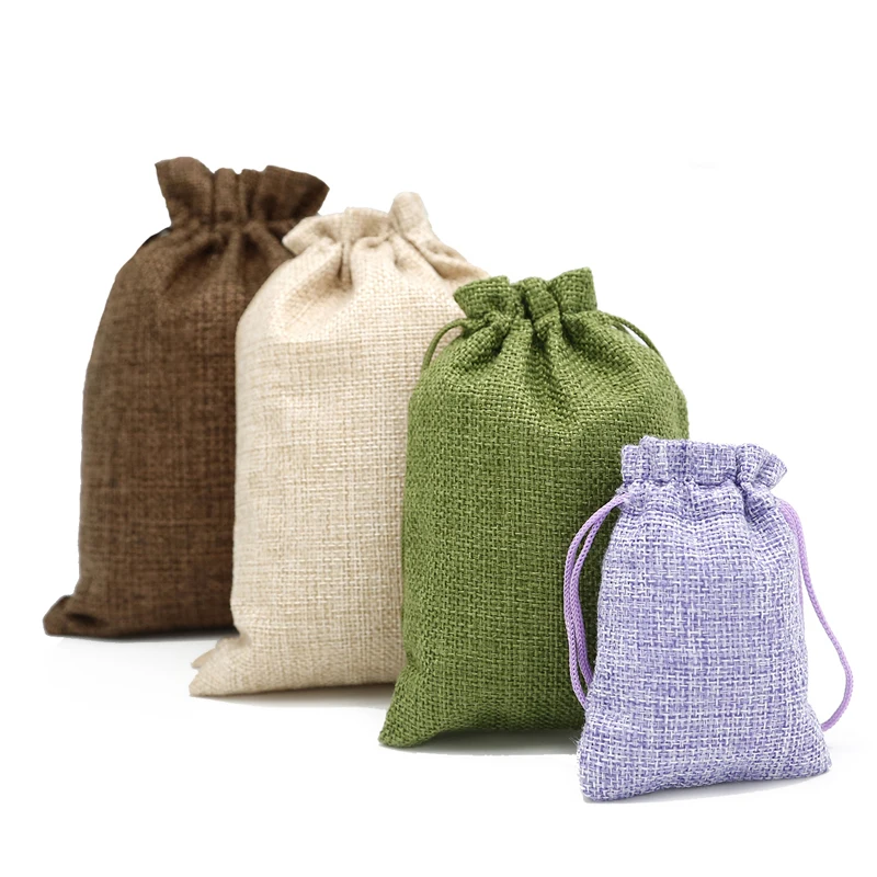 Small Purple Burlap Sacks Hemp Packaging Bags Wholesale - Buy Small ...