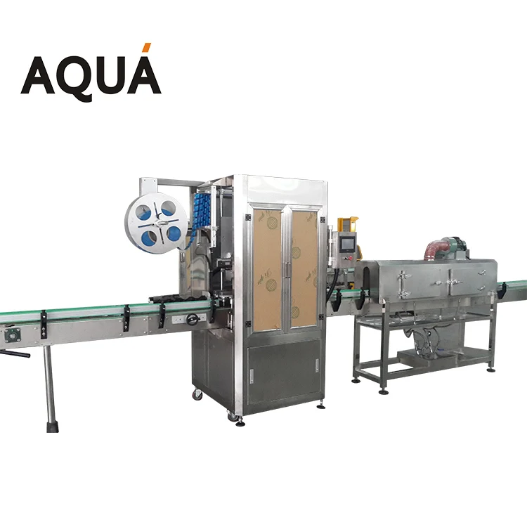 Shrink Sleeve Applicator Machine / Automatic Bottle Label Applicator