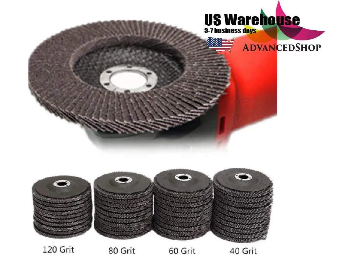 Atoplee 10pcs Quick Change Grit 80 4 Inch Angle Grinder Polishing
