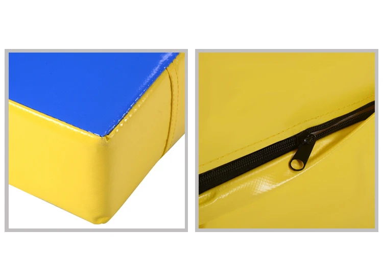 Triangle Tumbling Mats Kids Play Folding Inclines Cheese Mat Wedges