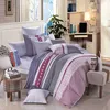 Westerrn Concise Plaid Style Bedsheets , Bedding Set For China Home Textile Supplier