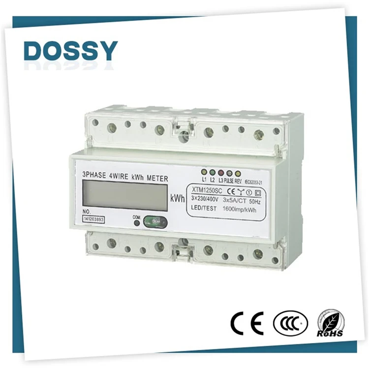 Most Popular 320 Imp/kwh With Lcd Three Phase Energy Meter Buy 320