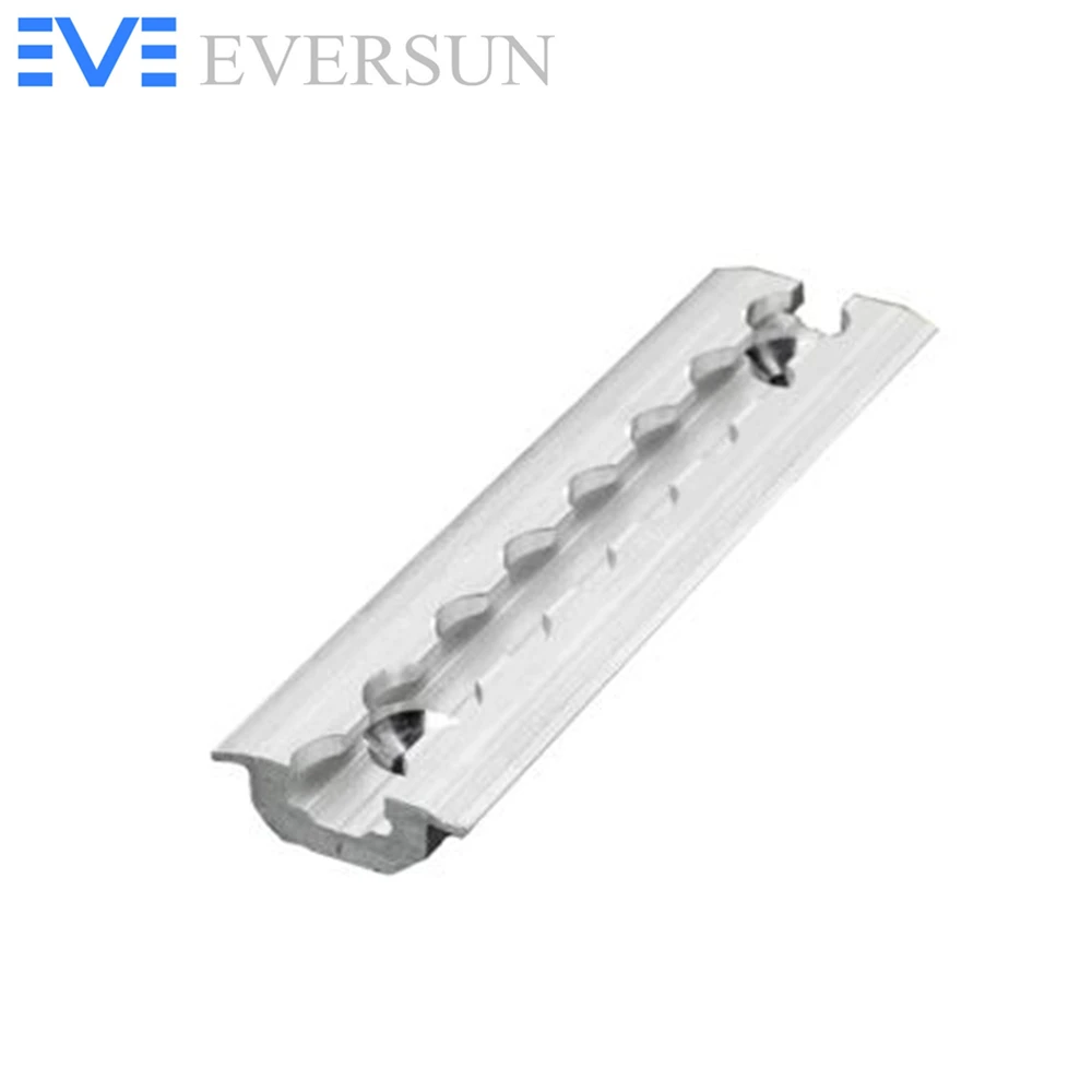 Es10293 Series Aluminum L Track With Flanges And Mounting Holes For