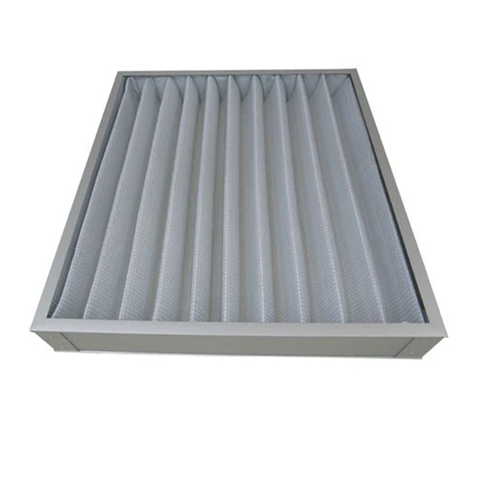 Ahu Panel Type Ventilation Synthetic Fiber Pleated Pre Filter Buy