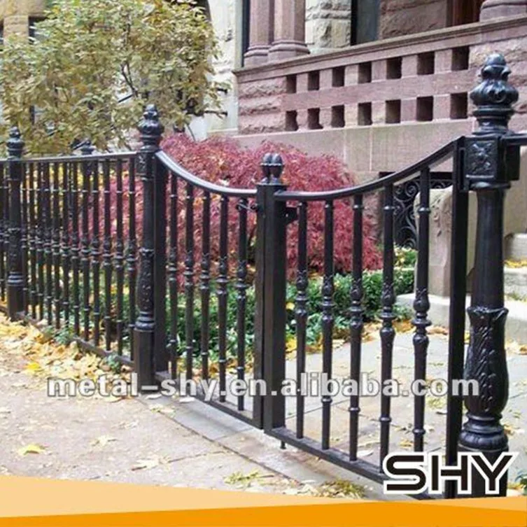 Wrought Iron Fence Curved Metal Fence Panel Buy Curved Metal Fence