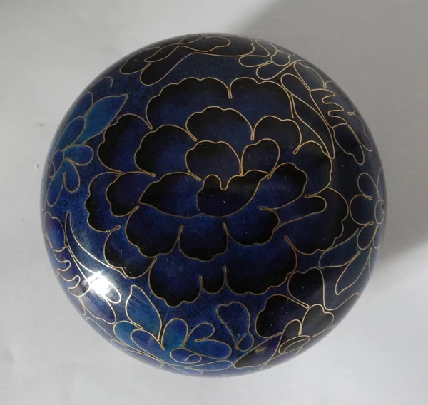 Chinese Cloisonne Memory Holder/Jewel Dish(cloisonne no. P109MH)