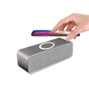 Fast Wireless Charging Dock & Blue tooth Speaker, Desktop Wireless Stereo Speaker with 1500mAh Power Bank Wireless Changer