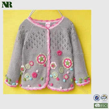 girl baby sweater design