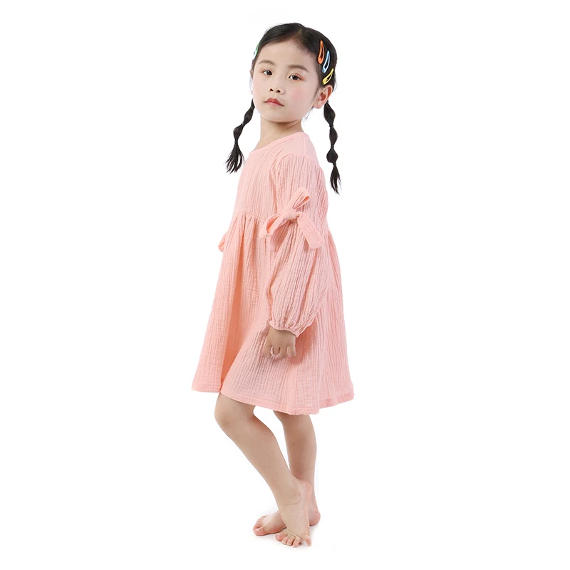 robe fille double gaze