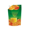 Reusable Stand Up Plastic Custom Liquid Fruit Juice Pouch Drink Packaging Spout Pouch Bag / Juice Doypack With Spout Cap