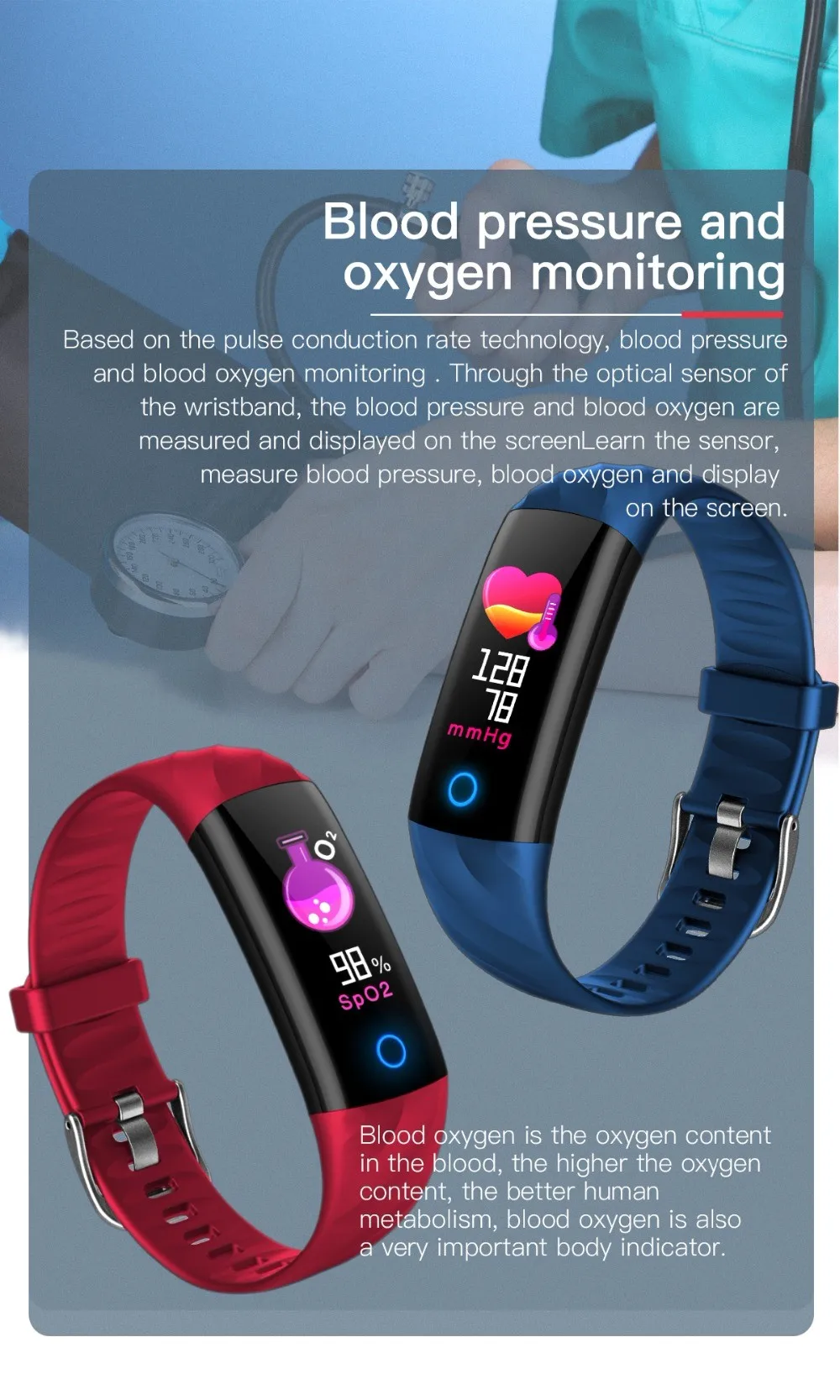 Smart Heart Rate Bracelet Notice En Français