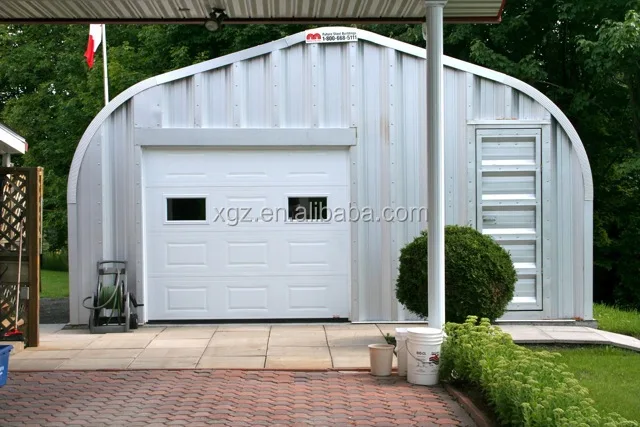 prefabricated A model web steel structure garage kits low price for sale