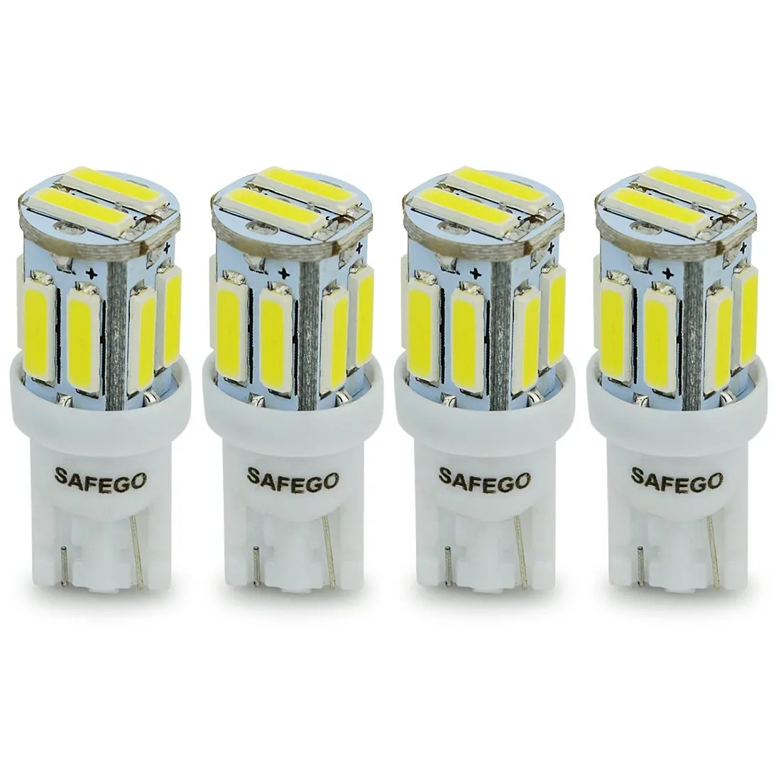 AC//DC 12V T10 Landscape LED Lights T10 194 Halogen Landscaping Lights LED Replacement for Yard Patio Garden Lighting 6-Pack Klarlight T10 Wedge Base LED Landscape Bulbs 1.5 Watt 194 LED Bulb White