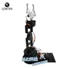 Lonten Robotic Manipulator 6 Dof Metal Robot Arm (3D Rotation Base+ Metal Mechanical Claw + 6 pcs High Torque Servos RC Toy