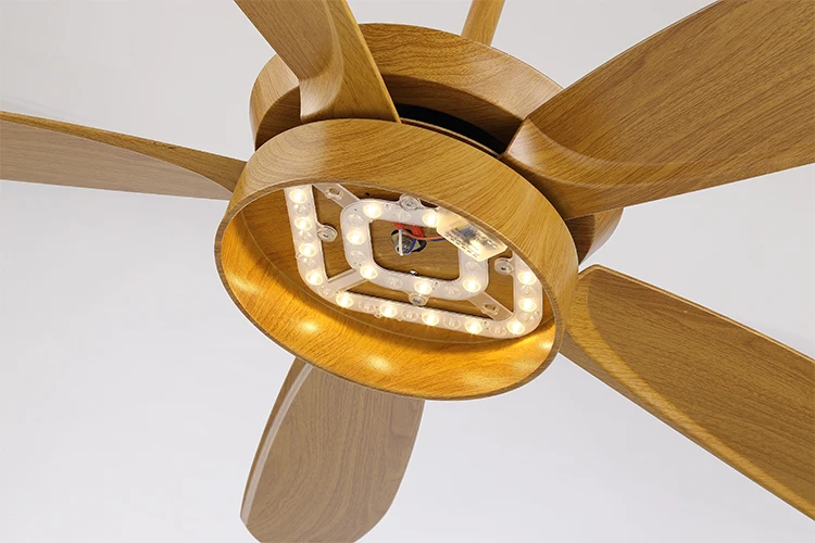 New Patented Product Air Cooling Fan Light Energy Saving Wood Ceiling Fan Lamp