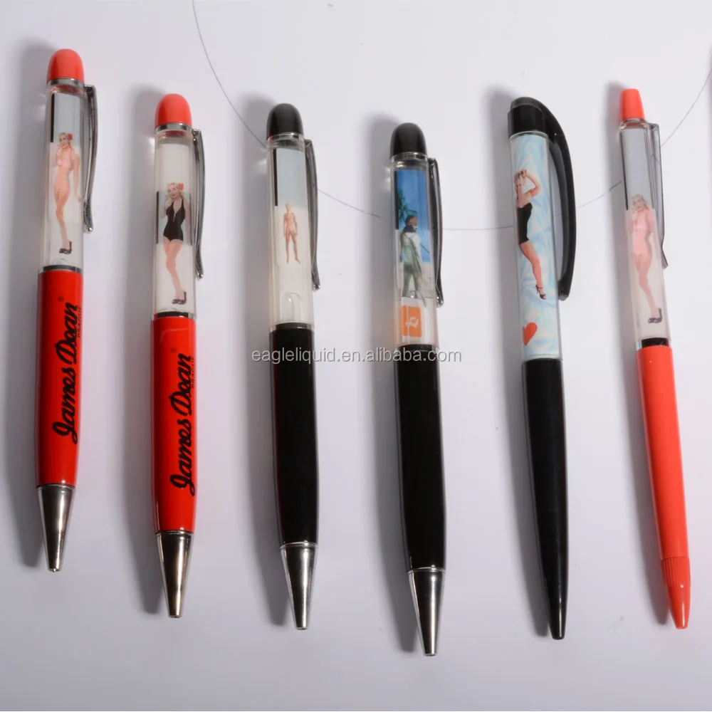 Customized liquid floating pen, sexy naked girl stripping clothes pen|  Alibaba.com