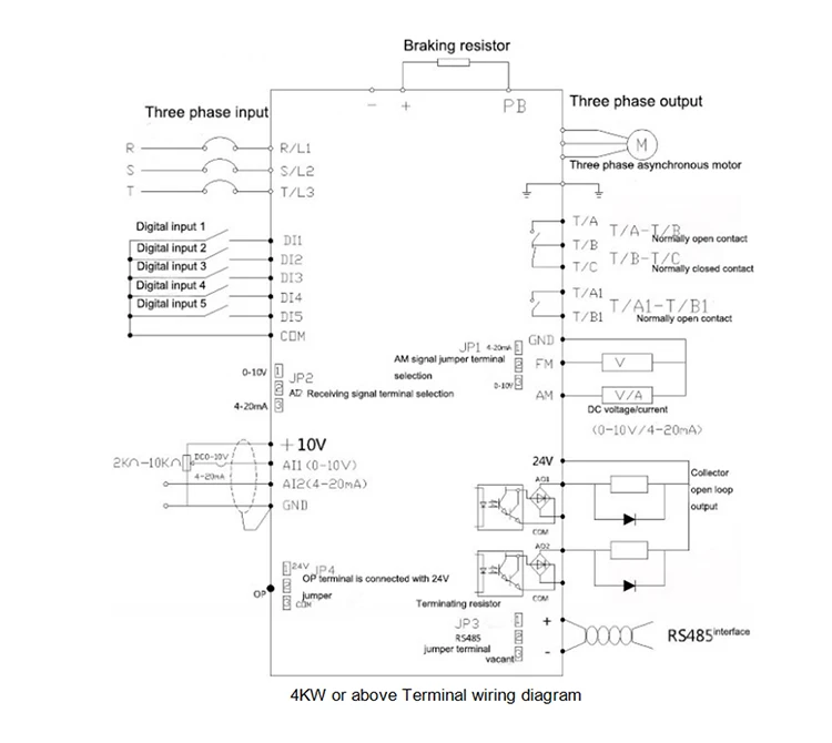 5.5kw Frequency Converter Single Phase To 3 Phase Inverter 220v To 380v ...