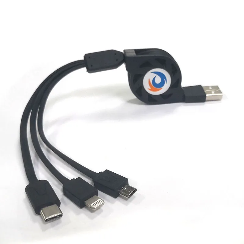 3 In 1 Charging Cable/3 In 1 Charging Cord Tpe Cable Compatible With Android,Type Cand I