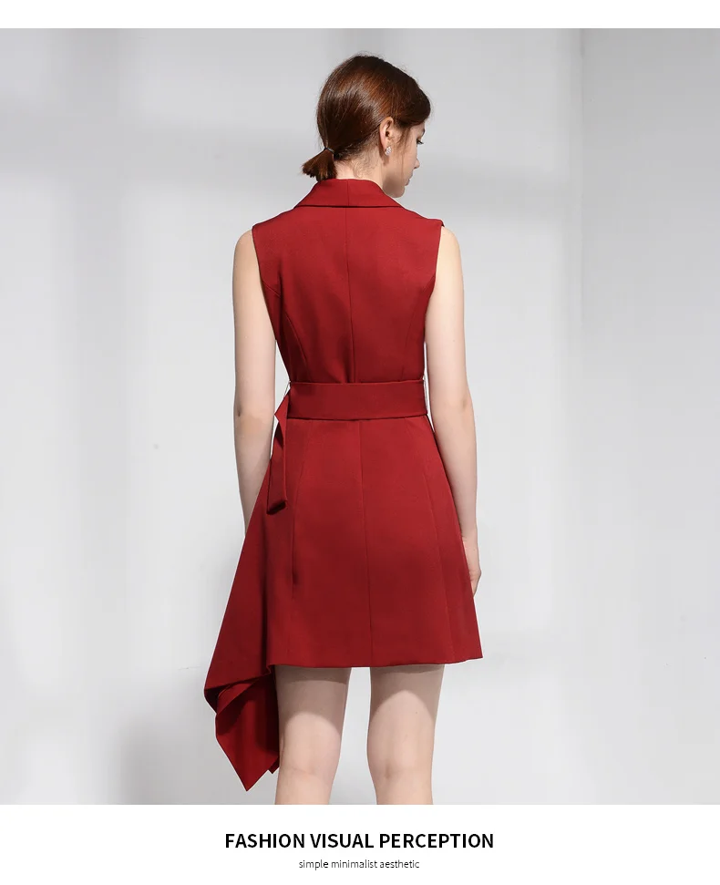 Highend Women Clothes Party Dresses Sexy Sleeveless Office Dress For