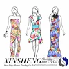 heat transfer printing paper clothing style for women fashion flower 63inch