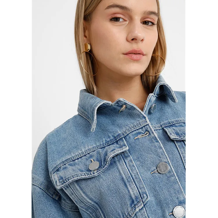 2019 Nouvelle Conception De Mode Femmes Denim Manteau 2019 Nouvelle Conception De Mode Femmes Denim Manteau
