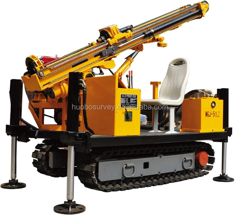 Drilling Angle 0-90 Degree Anchor Drilling Rig Crawler Mounted Drill Rigs