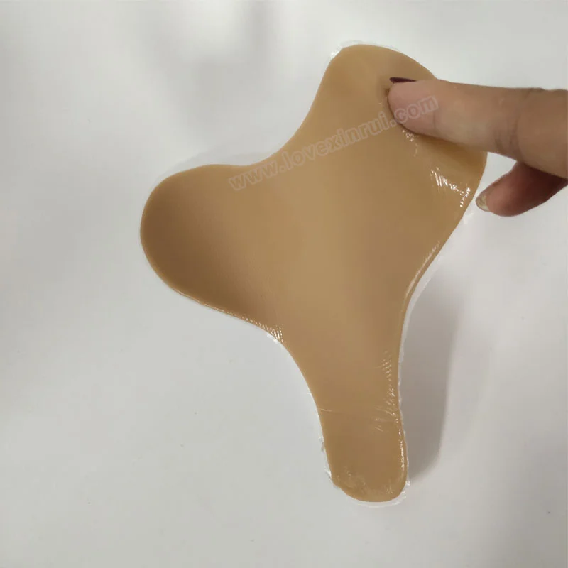 Reusable Medical Grate Silicone Brown Chest Patch Antiwrinkle Pad To