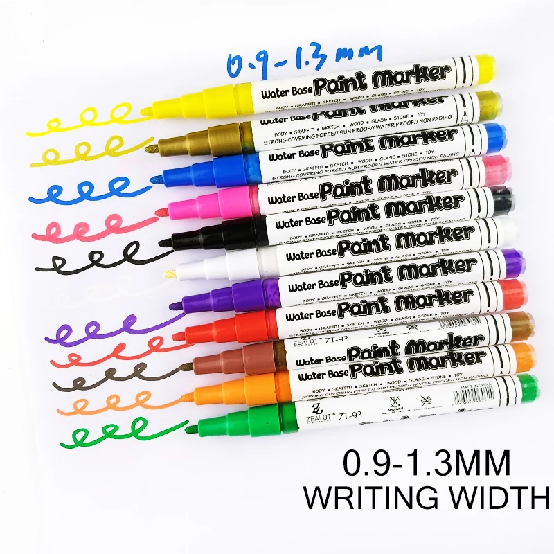 Permanent Waterresistant Fineliner Acrylic Paint Markers Buy Acrylic