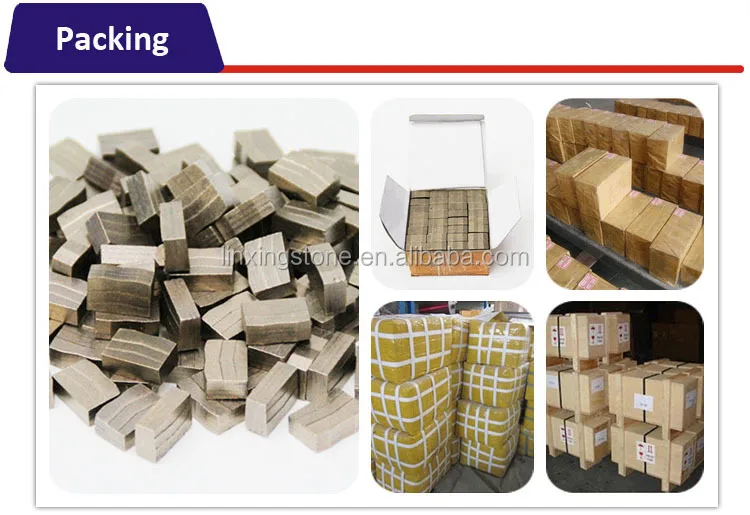 High Cutting Speed 24*8.4/7.6*15mm 6.5mm Multi Diamond Segment for Granite soft cutting tools