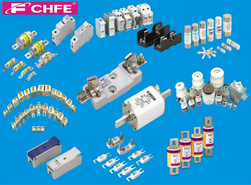 Electric fuse link of different types of fuses (CE,IEC), View different