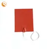 Flatness double insulation 1.5mm thickness silicone rubber heater