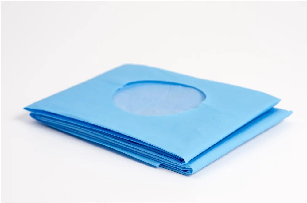 Disposable Surgery Drape Towel With Hole Pe Film Laminated With