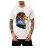 Custom Mens Round Neck Digital Print On Demand White Basic T Shirt Wholesale