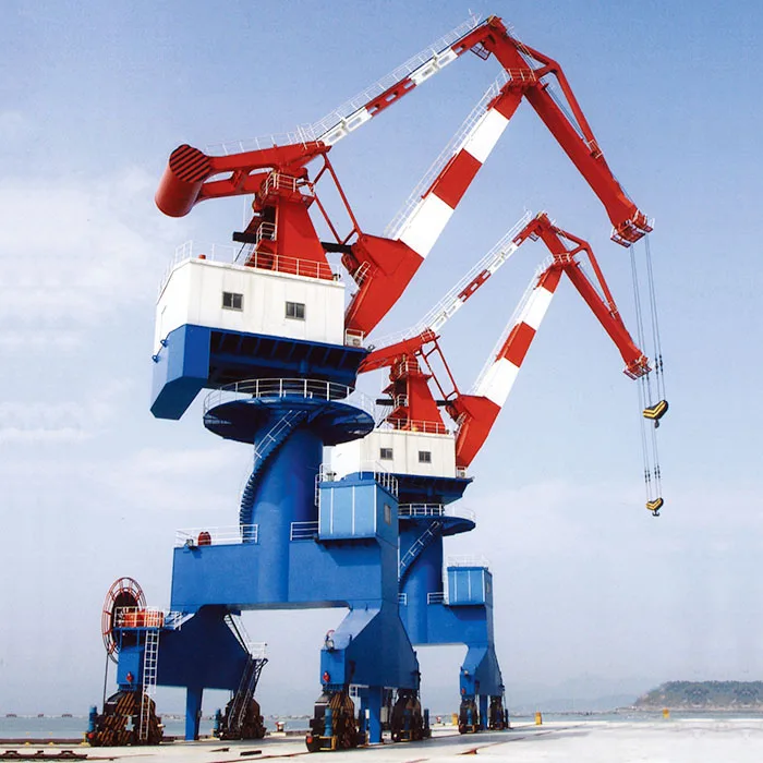 Mobile Harbour Portal Crane with Grab or Hook