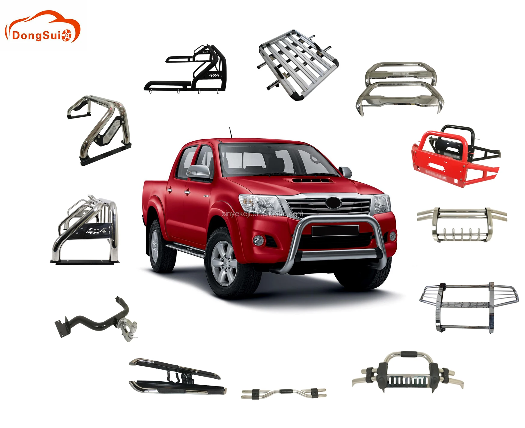 4x4 Steel Powder Coating Sport Roll Bar Car For Trucks For Hilux Vigo