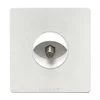 Wholesale 86*86 size PC material 1 port SAT socket outlet data information satellite wall socket for BS UK/EU Standard