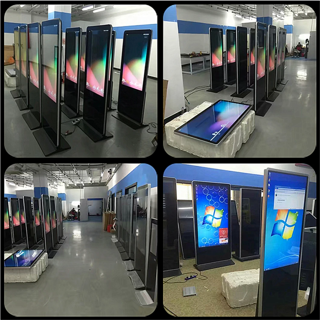 led indoor advertising board Floor Standing Android Touch AD Display Floor Standing Android Touch Advertising Digital Signage