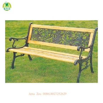 Charming Designed Cheap Iron Garden Bench For Wooden Outdoor Chair