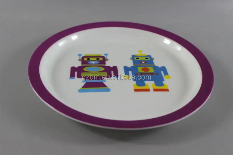 100% Melamine Dinner Plate For Baby